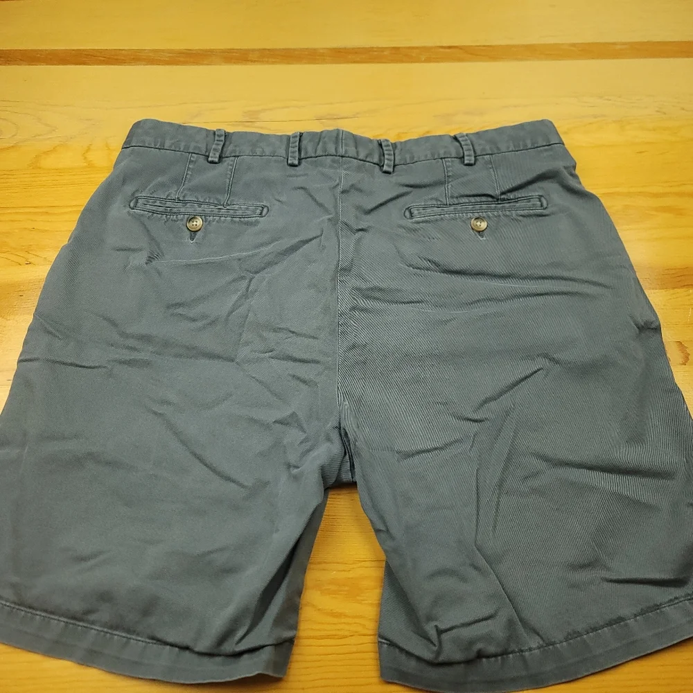 Peter Millar Soft Touch Twill Khaki Gray‎ Golf Chino Shorts Mens 36 Peru